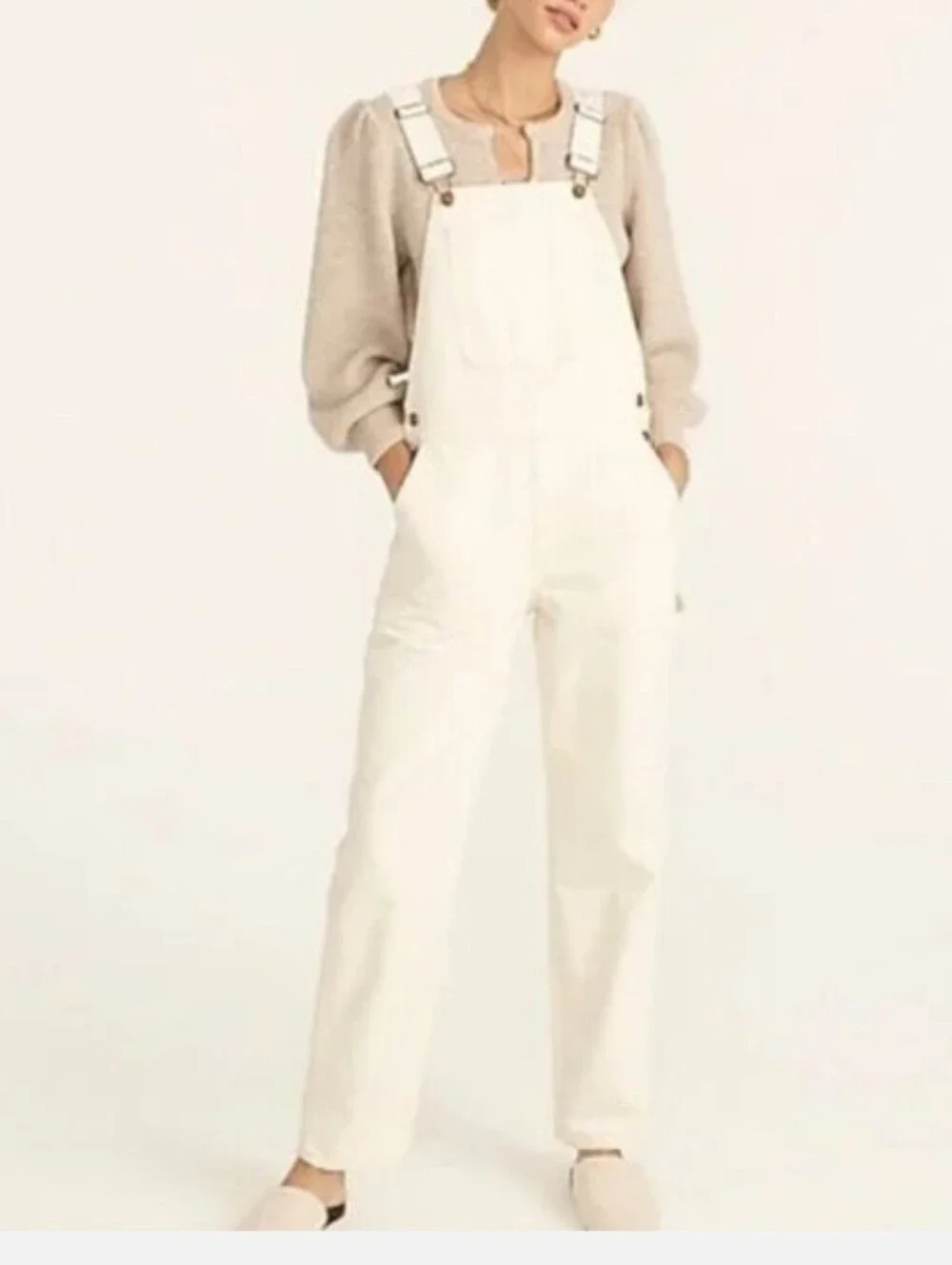 NWOT J.Crew Slouchy Overalls Size Small